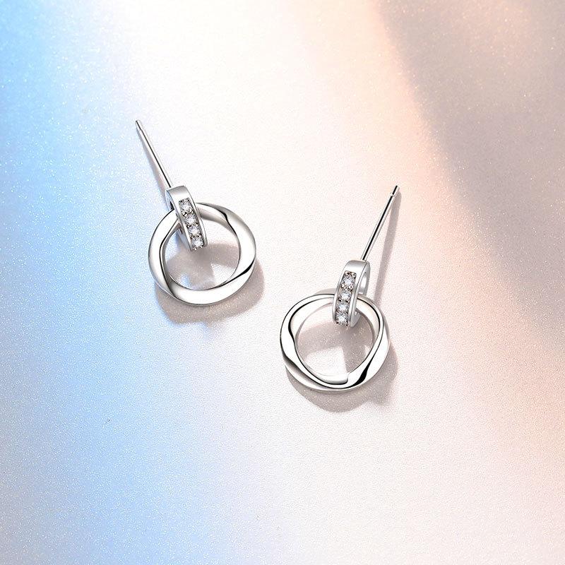 

Серьги Кольца Мёбиуса Женские Ins Нишевый Дизайн Чувство Круглые Серьги Модные Модные Серьги