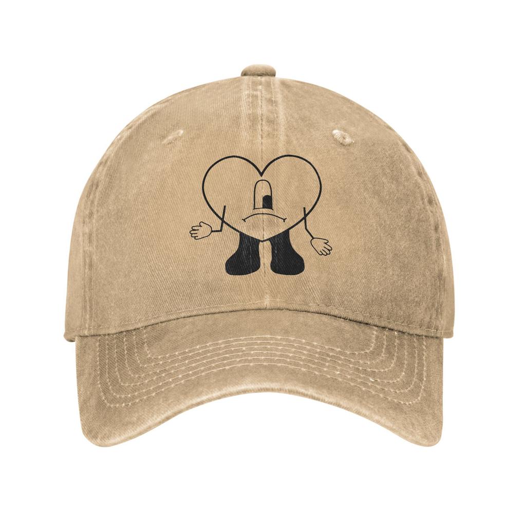 Bad Bunny Baseball Caps Casual Distressed Washed UN VERANO SIN TI Headwear Men Women Adjustable Caps Hat