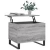 VidaXL Coffee Table Sonoma Grey 60x44.5x45 Cm Engineered Wood 830962