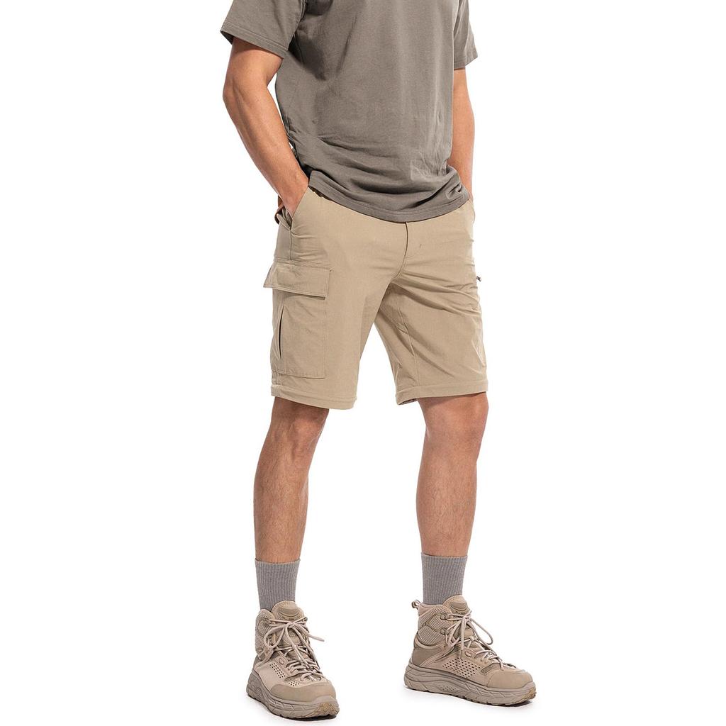 Men's Hiking Pants With Convertible Quick Drying Waterproof Lightweight Zipper, Outdoor 5 Deep Pockets