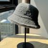 New Plush Fisherman Hat Women's Autumn and Winter New Thick Warm Basin Hat Korean Style Atmosphere Big Head Bucket