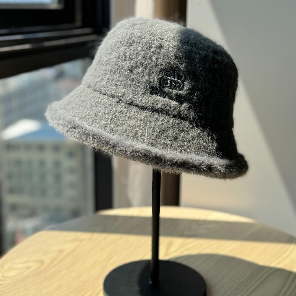 New Plush Fisherman Hat Women's Autumn and Winter New Thick Warm Basin Hat Korean Style Atmosphere Big Head Bucket