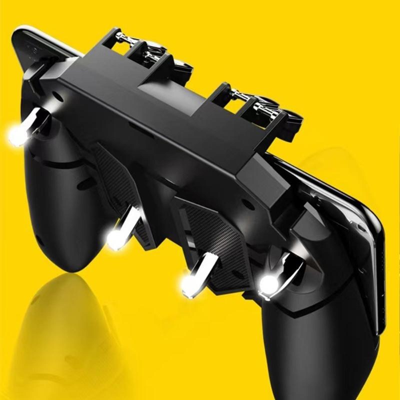 Gaming Key  Phone Controller Six Finger Operation Game Controller Phone Gaming Controller Game Spare Part for Game 