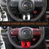 For MG 6/MG6P MG5/ZS/HS/ 2020-2021 Navigation Steering Wheel Buttons Decorate Interior Sticker Interior Mouldings