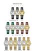 Retro Rhinestone Inlaid Roman Numerals Square Ladies Fashion Watch