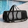 Cylindrical Mesh Swim and Travel Bag Ventilated with Shoulder