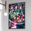1 Pezzo Poster Saint Seiya Film Poster Adesivi Carta Kraft Retrò Adesivo Fai da Te Stanza Bar Caffè Estetica Arte Pittura Murale