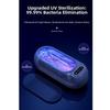 3 modes Versatile Ultrasonic Cleaning Machine Vibration Wash Cleaner  for Ring Glasses Makeup Brush