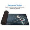 Gothic Metal Performance Large Gaming Mouse Pad Nonslip Rubber Base Waterproof Desk Mat For Office Pc Laptop