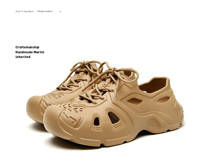 Módní pařížské jeskynní boty pánské sandály lehké EVA ležérní pánské dřeváky do vnitřní zahrady venkovní plážové neklouzavé pánské pantofle