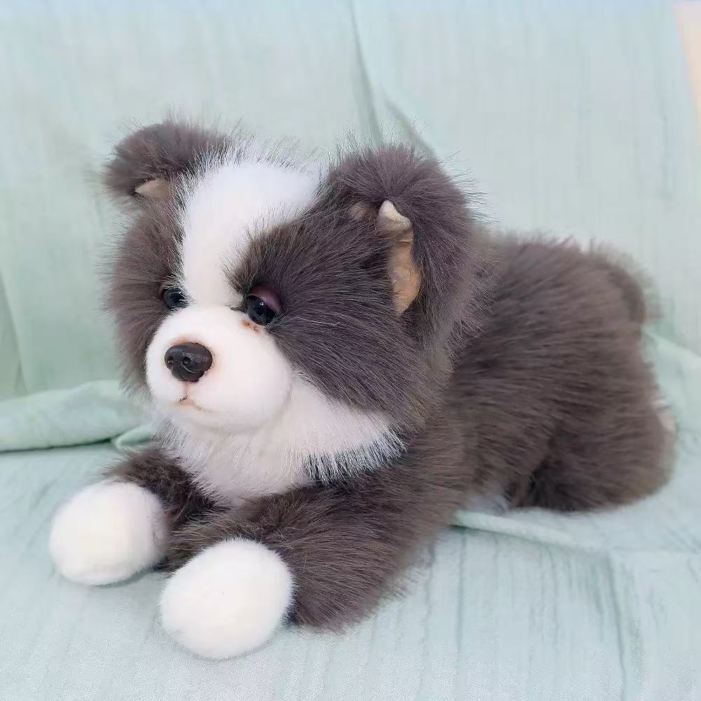 Plush Dog Toy With Short Plush Material For Kids And Collectors