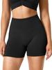 European-American Seamless High-Waist Tummy Control Yoga Shorts - Butt Lift, Sexy, Three-Quarter Length for Running & Fitness Women