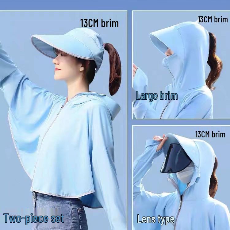 Women's Hooded UV Protection Cycling Jacket - Lightweight & Breathable