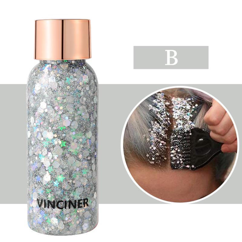 Mermaid Glitter Gel: Iridescent Face & Body Makeup