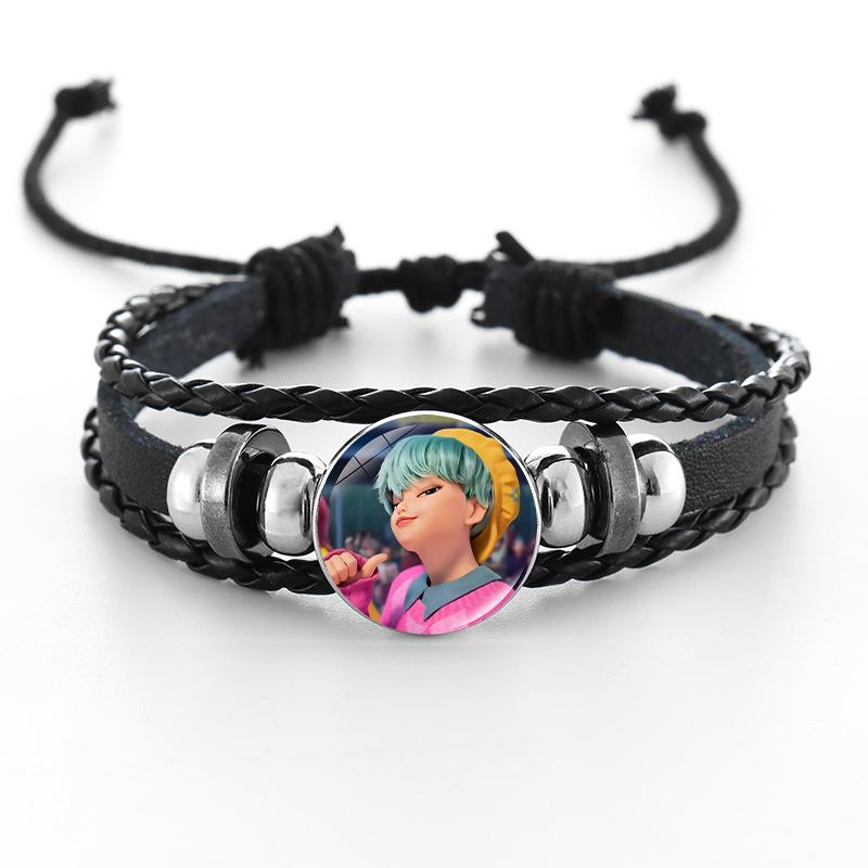 Cartoon Character Bracelet, Alloy Charm Adjustable 18+6cm Chain, Unisex Fashion Jewelry Gift for Daily Wear