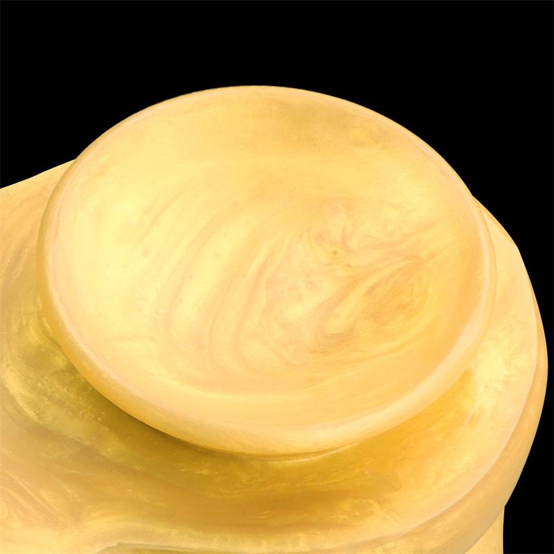 Gold Golden Horse Dildo pro muže a ženy Silikonové měkké nadrozměrné anální kolíky s masturbátorem na anální kolíky