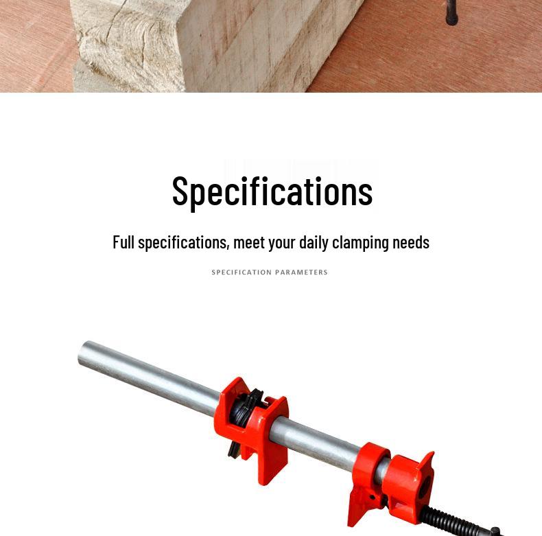 Heavy Duty 1/2 Pipe Clamp Bracket Connector for Quick Fix Clamping