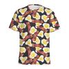 Multi Color Eggs 3D Printed T Shirt For Men Womens Kids Cartoon Fried Egg Graphic Tees Tops Short Sleeves Round Neck T-shirt