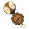 Retro Portable Bronze Flip Compass