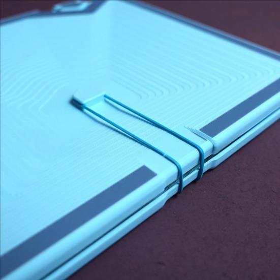 Journal Notebook Cover 3D Printed Journaling Notebooks Protector with Pen Compartment for Office School Home