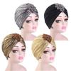 Beaded Arab National Hat Top Knot Ethnic Headscarf Gat Fashion Gilded Indian Hat  Wedding