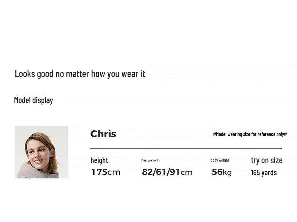 Tanboer Women's Hooded Mid-length Winter Down Jacket 510760A