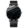 Watch Men'S Trendy Thin Mesh Strap Watch Men'S Fashion Casual Simple Quartz Watch Students