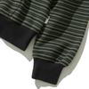 Small Authentic Striped Hoodie - Khaki