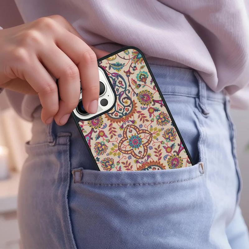 

Moroccan Ancient Floral Tiles Phone Case For iPhone 17 Air 15 16e 14 13 Pro Max Coque 12 11 Pro Max PLUS cover iPhone 17Air