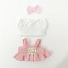 Trendy Doll Clothes Set Adorable Baby Outfits for 17cm Dolls Fashionable Baby Doll Attire Gift for Doll Lovers