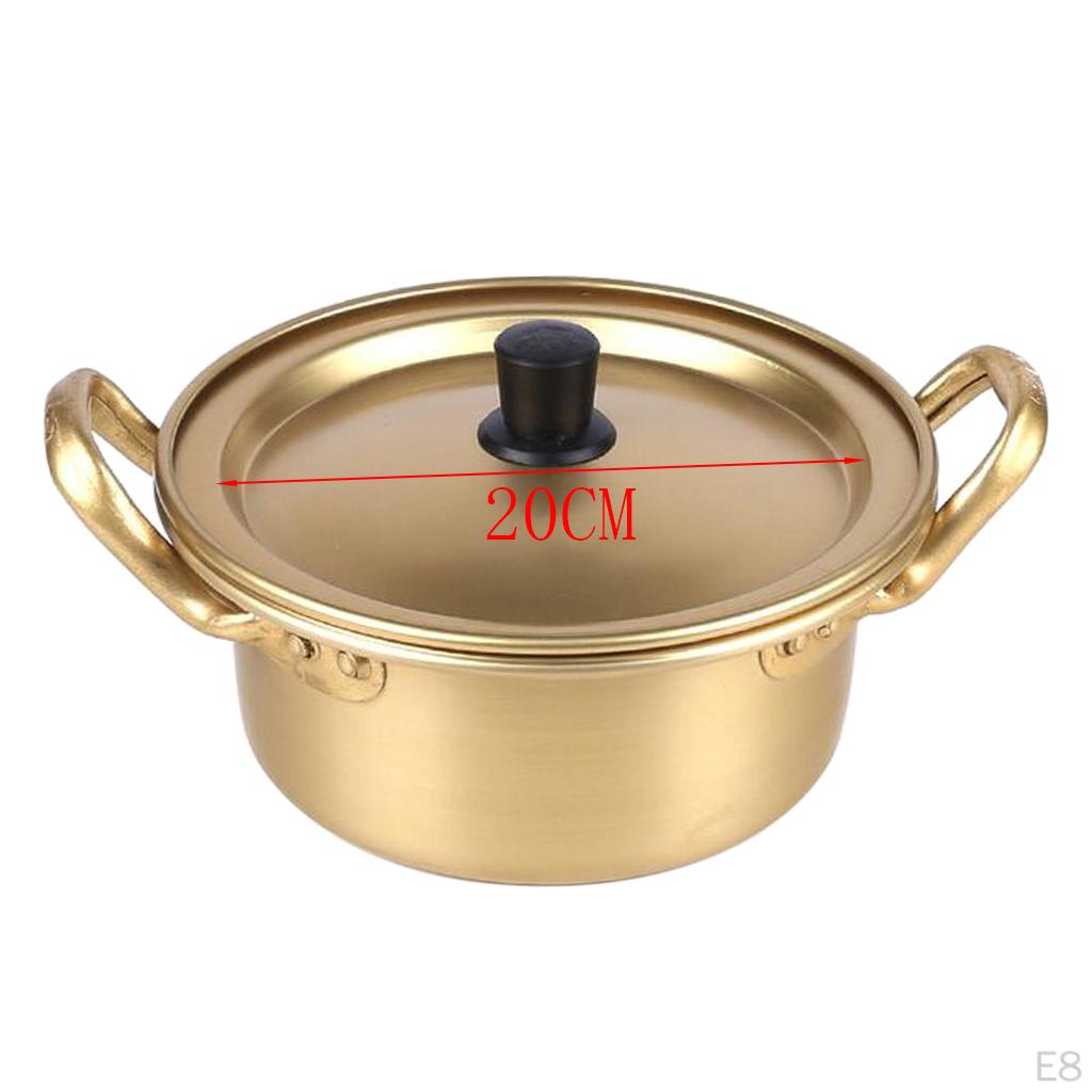 Koreanischer Nudel Ramen Ramyun Topf Kochtopf mit Deckel,Größe(14, 16, 18, 20cm)
