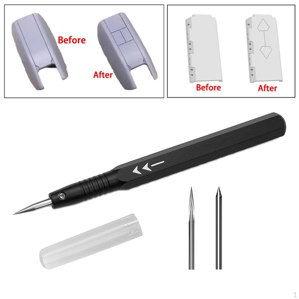 Carving Chisel for Modeling, Easy to Use, Alloy Steel with Hexagonal Handle And Non-slip Cap