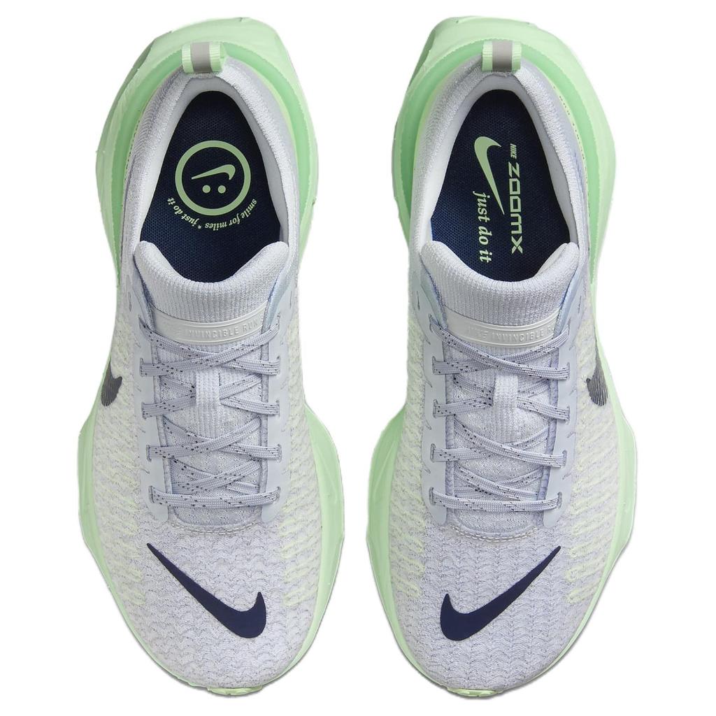 Nike ZoomX Invincible Run 3 Čistě platina Parní zelená Dámské DR2660-009