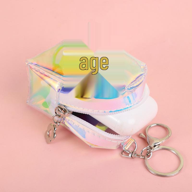 Korean-Style Cute Cartoon Mini Coin Purse & Key Pendant