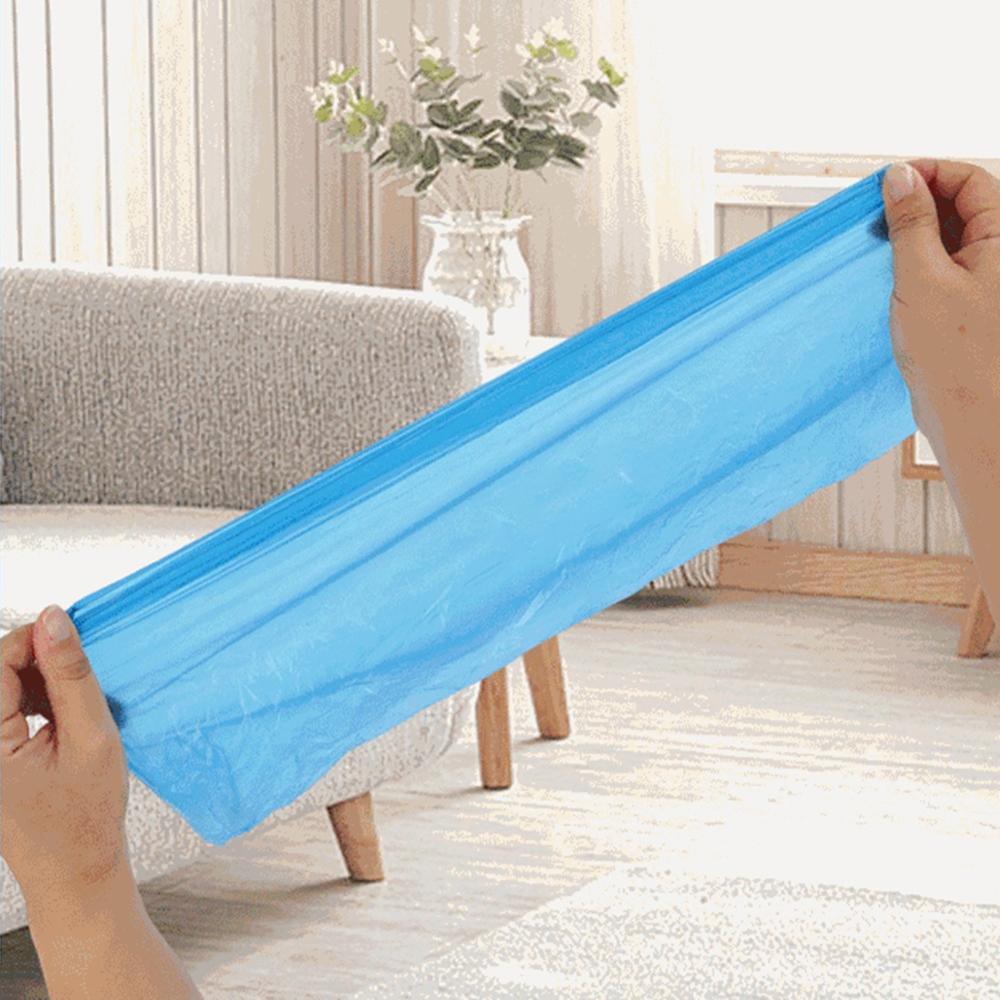 100pcs(50 pairs) Disposable Waterproof Shoe Cover Waterproof Shoe Cover Rubber Band Mouth Household Short Shoe Cover