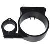 WOWTK Side Speedometer Relocation Mounting Bracket for Harley Sportster XL 883 1200 1995-2014 with 39mm Fork Tuber, Black