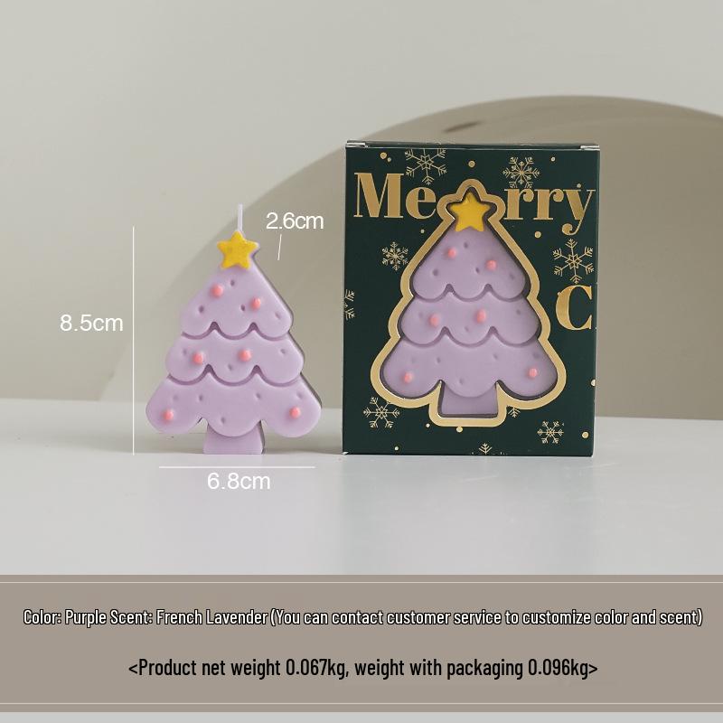 Christmas Tree Aromatherapy Candle Gift Set - Scented Party Favor