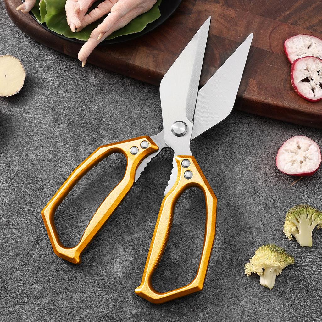 Multipurpose Stainless Steel Kitchen Scissors Sharp Household Food Scissors for Chicken Bones Fish Meat Kitchen Accessory5