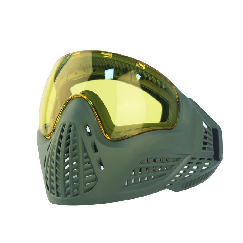 Outdoor Tactical Cycling Mask with Goggles for Self-Defense and Live-Action Play