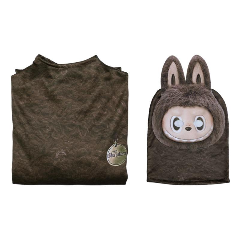Kids Nordic Forest Elf Rascal Cartoon Monster Halloween Cosplay Costume Boy Girl Carnival Party Role Play Dress Up Jumpsuit Mask