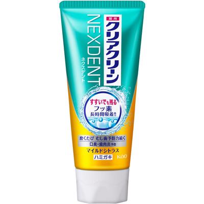 CLEAR CLEAN NEXDENT Jemný citrus 120 g (Kvazi-droga) Zubní pasta pro prevenci zubního kazu Použijte na zubní kartáček přiměřené množství. Prevence dutin