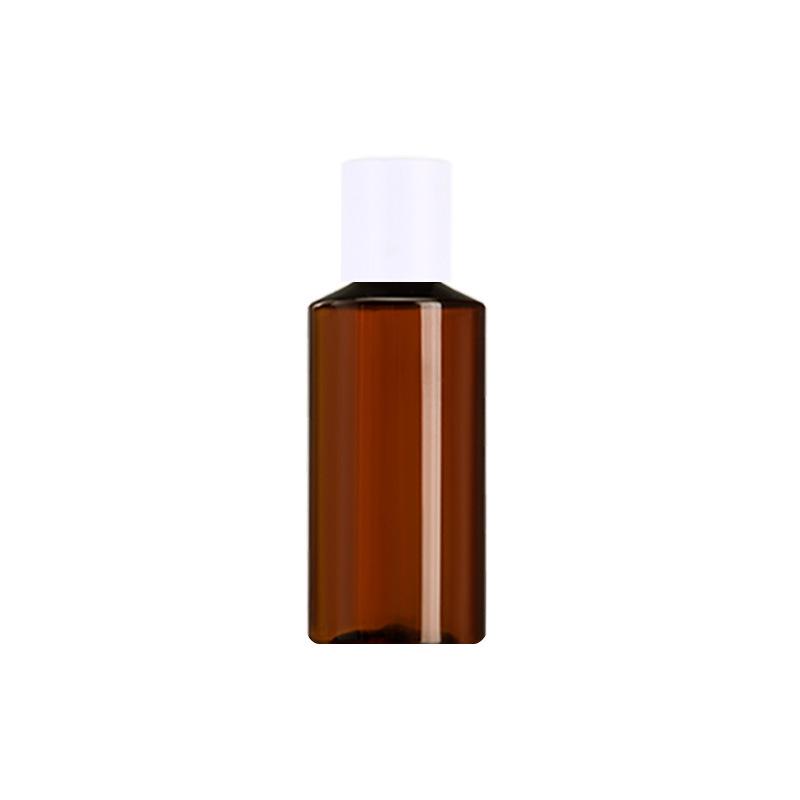 

Pet Bottle Set: 280ml & 150ml Slanted Shoulder Plastic Bottles with Caps for Toner and Portable Care Products