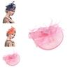 Ethereal Fairytale Silk Flower Feather Headpiece For Women