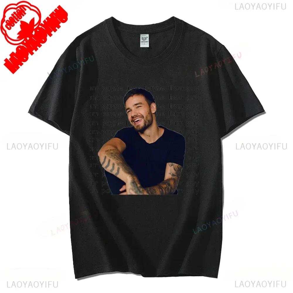 Rip Liam Payne Shirt One Direction T-Shirts In Memory of Liam Payne Tee-Shirt Reunion Tribute Short Sleeve Unisex Cotton Tshirt