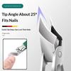 1/3 Pièces Coupe-ongles Obliques Bec d'Aigle 25° Bord Incliné Coupe-ongles Anti-Éclaboussures Cuticule Remover Outil Manucure Pédicure