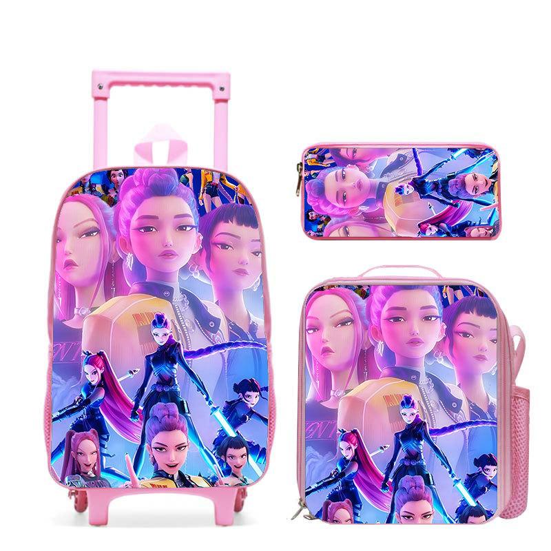 Kpop Witch Hunter Girl Group Schoolbag High Definition Printing Casual Crossing Border Lightweight Tie Rod Backpack One Piece Hair