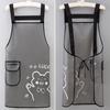 Waterproof Cartoon TPU Disposable Apron - Sleeveless, Oil-Proof Kitchen Workwear for Women (2025 New)