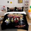 Aerosmith Band Graphic Design Bedding Duvet Cover Set Duvet Cover Pillowcases  (1*Duvet Cover 2*Pillowcases, Without Duvet Insert)