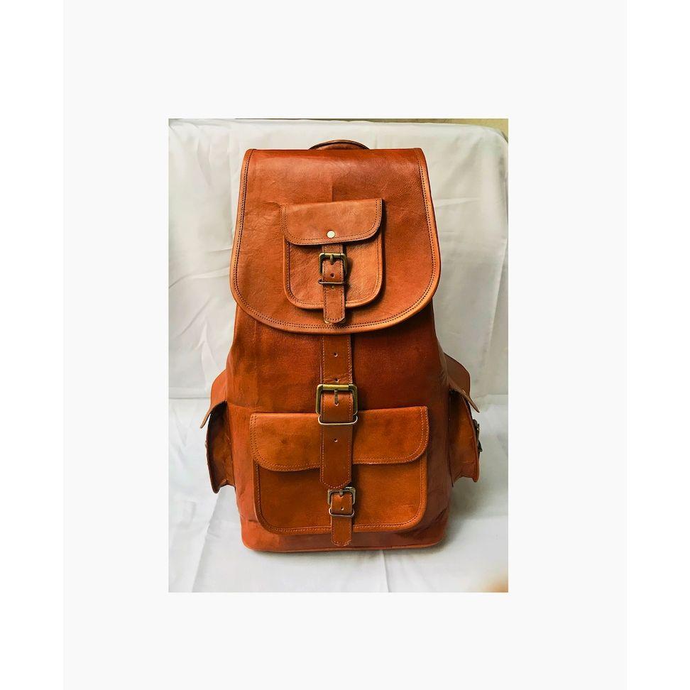 20" personalisierter handgemachter Lederrucksack, Vintage Brauner Rucksack, Damenrucksack, Laptoprucksack, Reiserucksack, umwandelbare Ledertasche