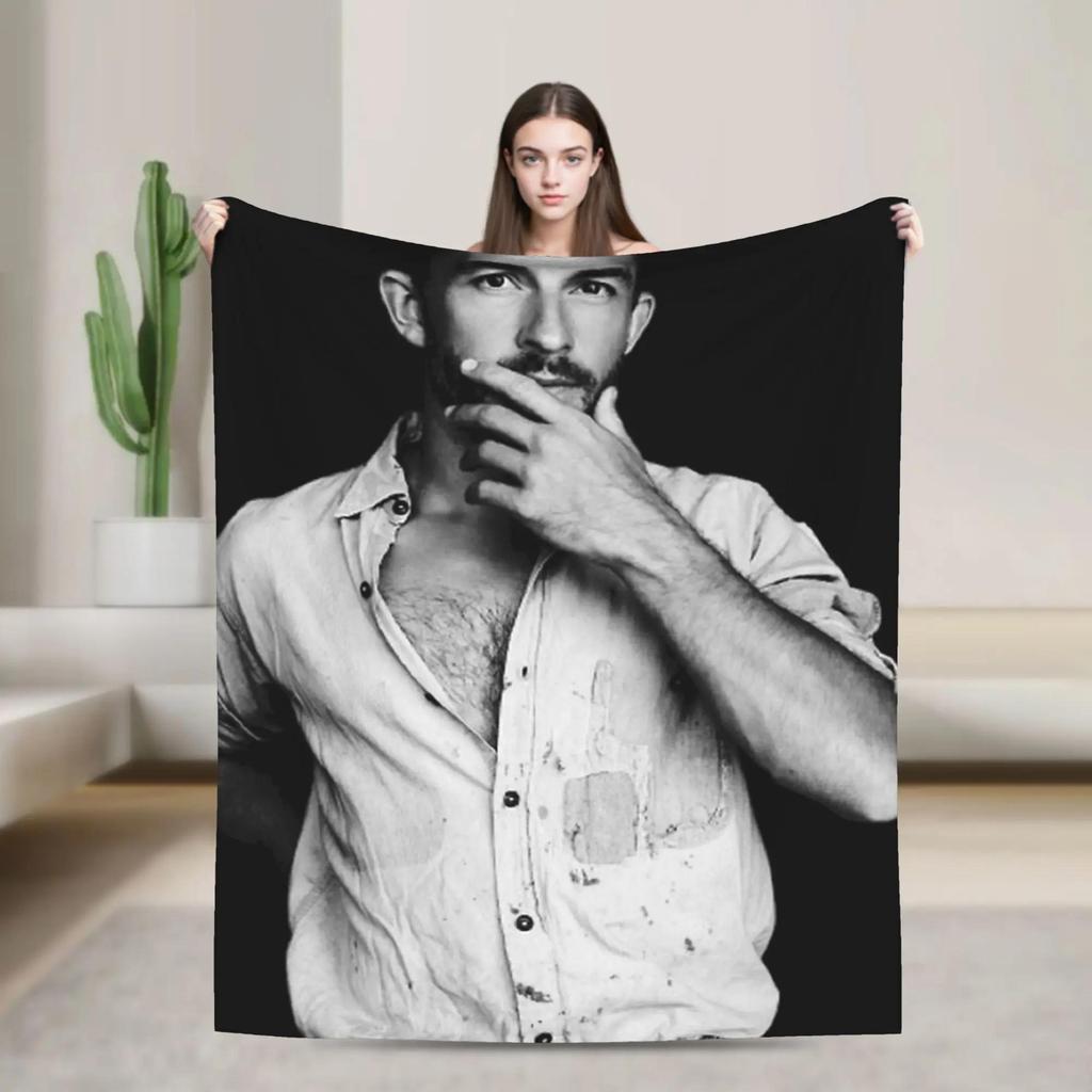 Jonathan Bailey Cool Blanket Soft Plush Throw for Kids Flannel Bedspread for Couch or Bed Novelty Bed Cover